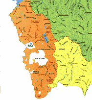 Mapa hidrográfico de Bolivia