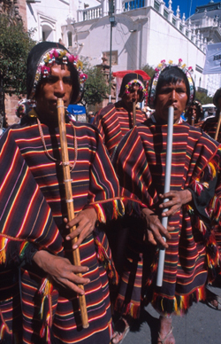 Pobladores de Tarabuco.